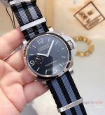 Best Replica Panerai Luminor Marina Black Dial Nato Strap Men's Watch